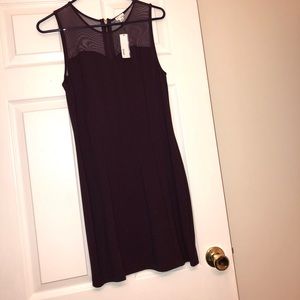 Bodycon mesh purple short dress